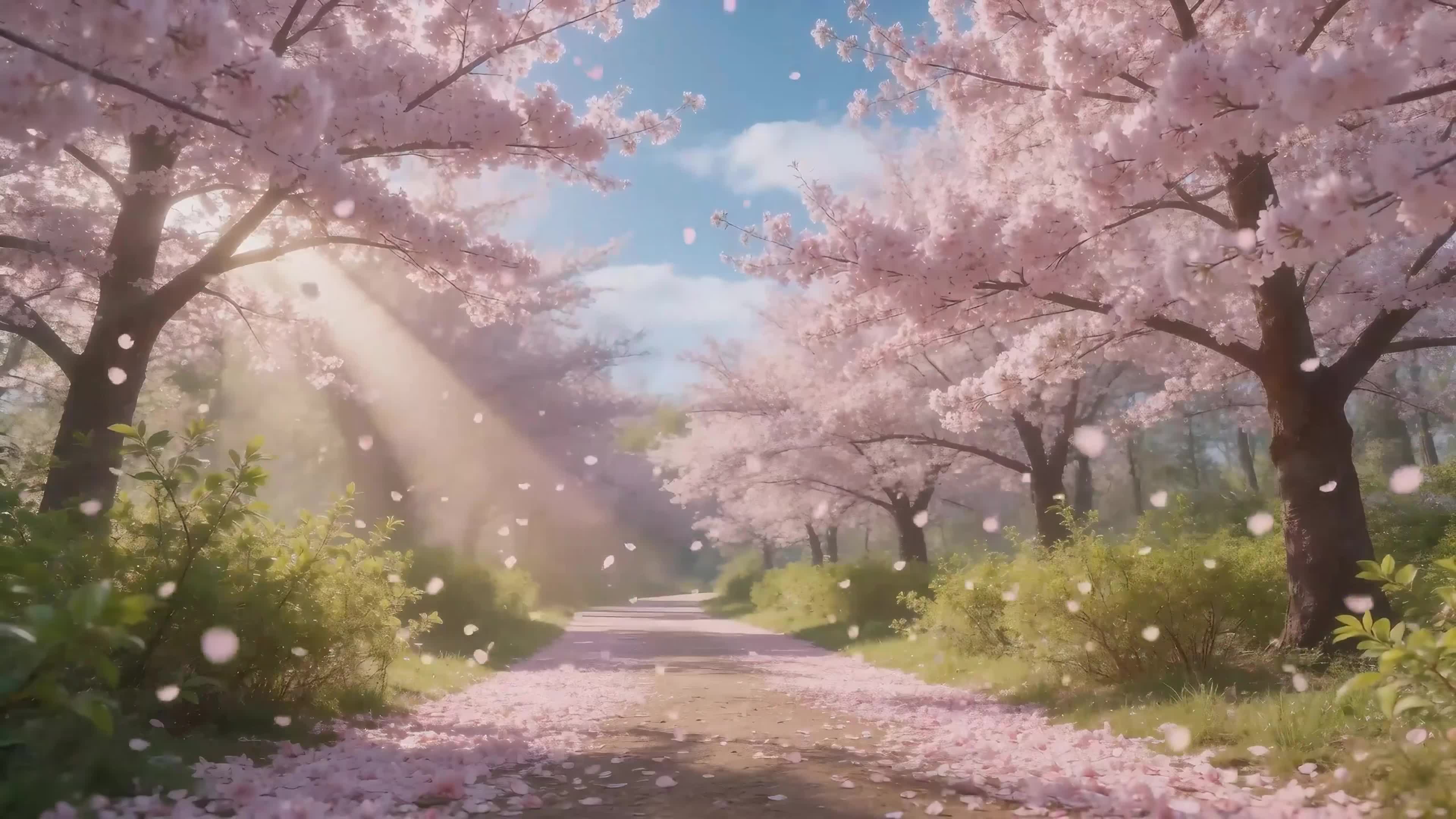樱花树木