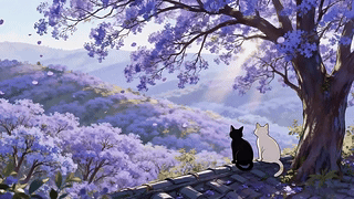 看风景的猫咪