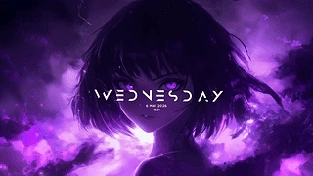 动漫女孩-酷炫-神秘-紫色雾气-8K 动态壁纸 | 作者：LuEl