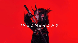动漫女孩-武士刀-恶魔角