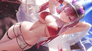 性感海滩 宝钟玛琳 动态壁纸 | 作者：Dank.