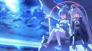 碧蓝档案 ✨ Arona 和 Plana ✨ 动态壁纸 | 作者：Sharl♱☙