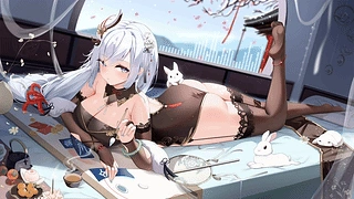 申鹤 ❄️ 原神 动态壁纸 | 作者：Sharl♱☙