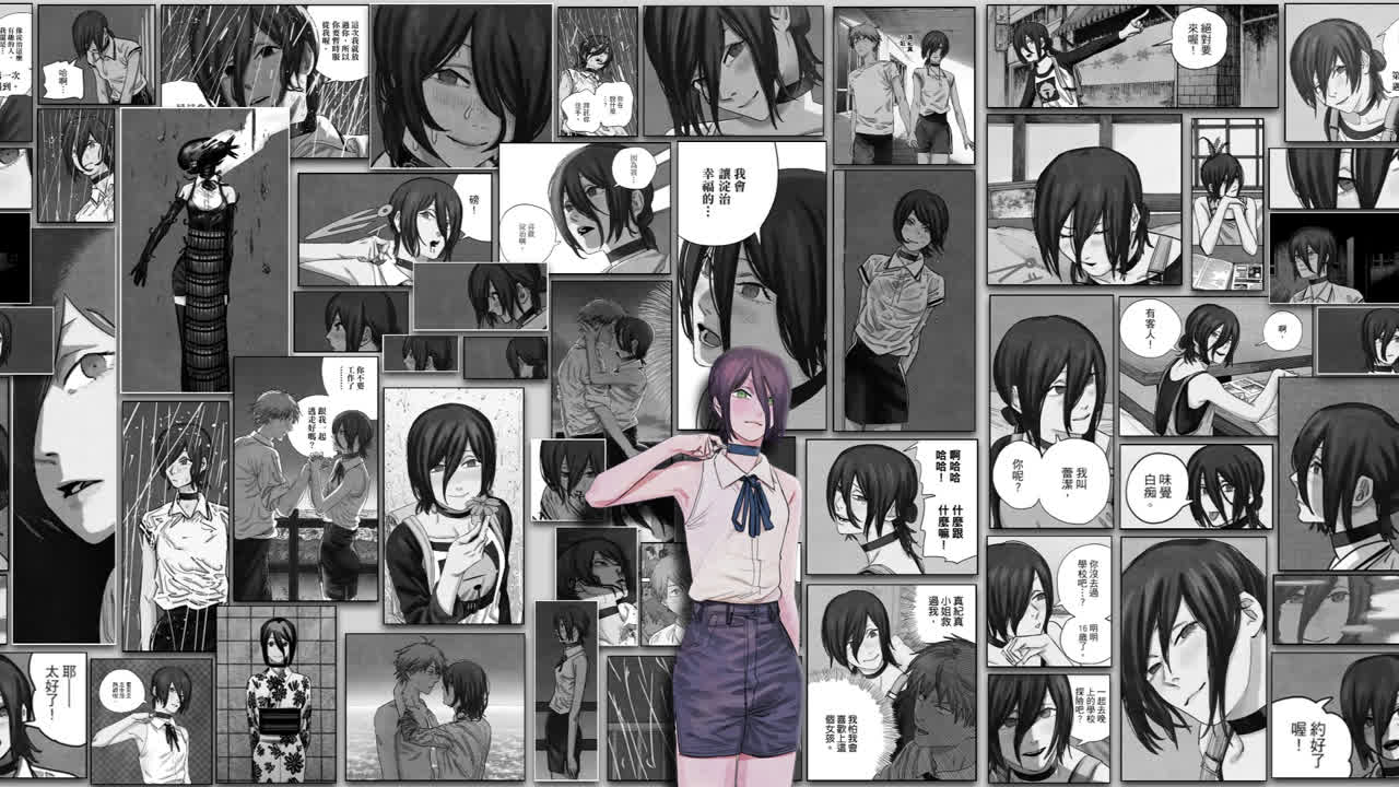 蕾赛/Reze/电锯人/Chainsaw Man（黑白背景）【Settimana】
