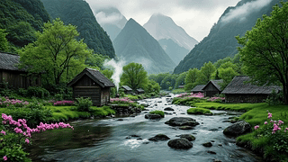 自然护眼峡谷