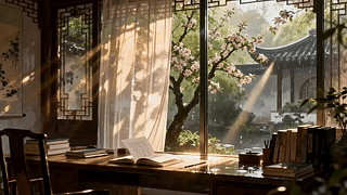 古风雨天