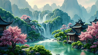 古风国风山水