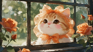 蝴蝶结猫咪