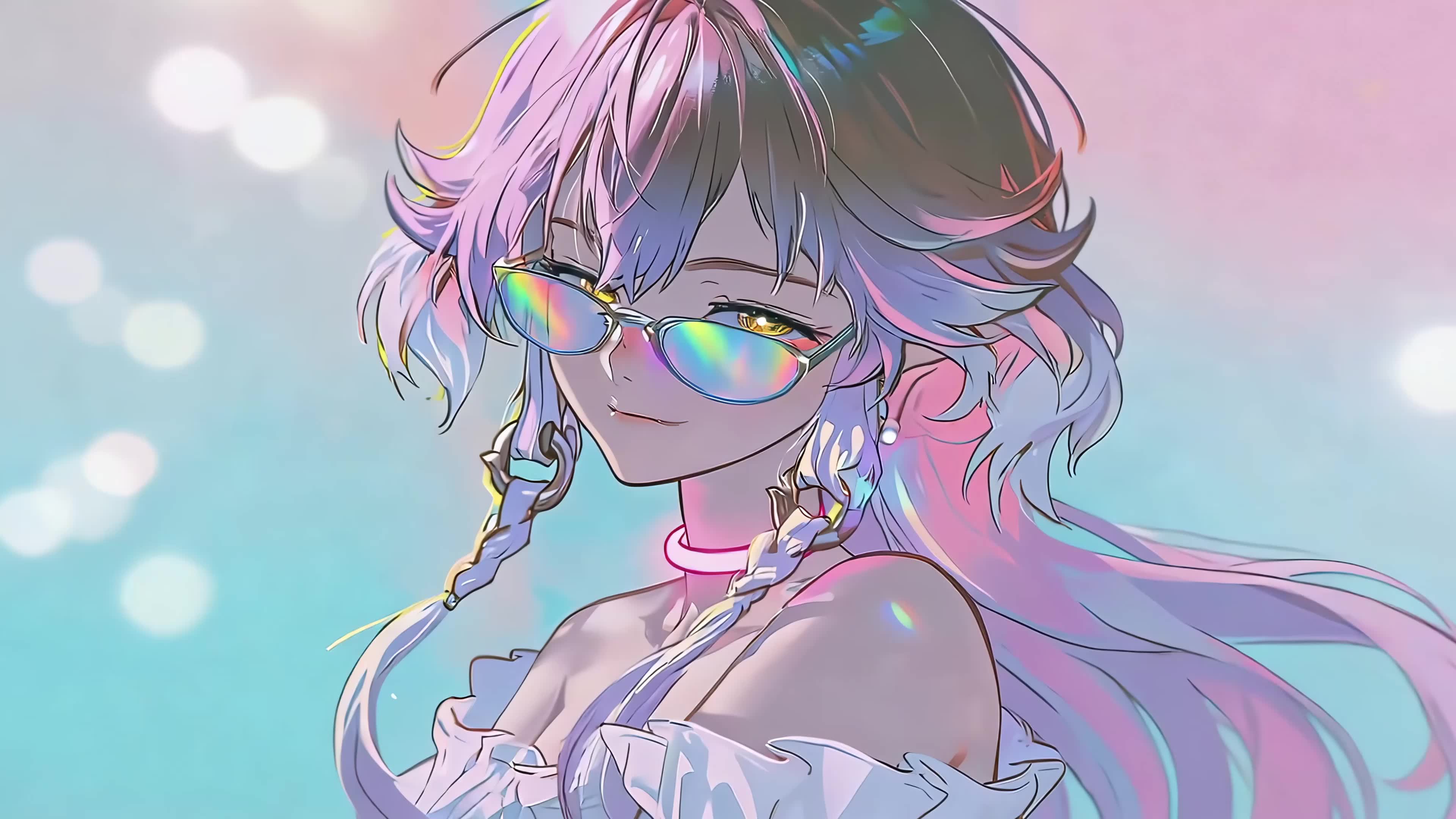 可爱墨镜美女