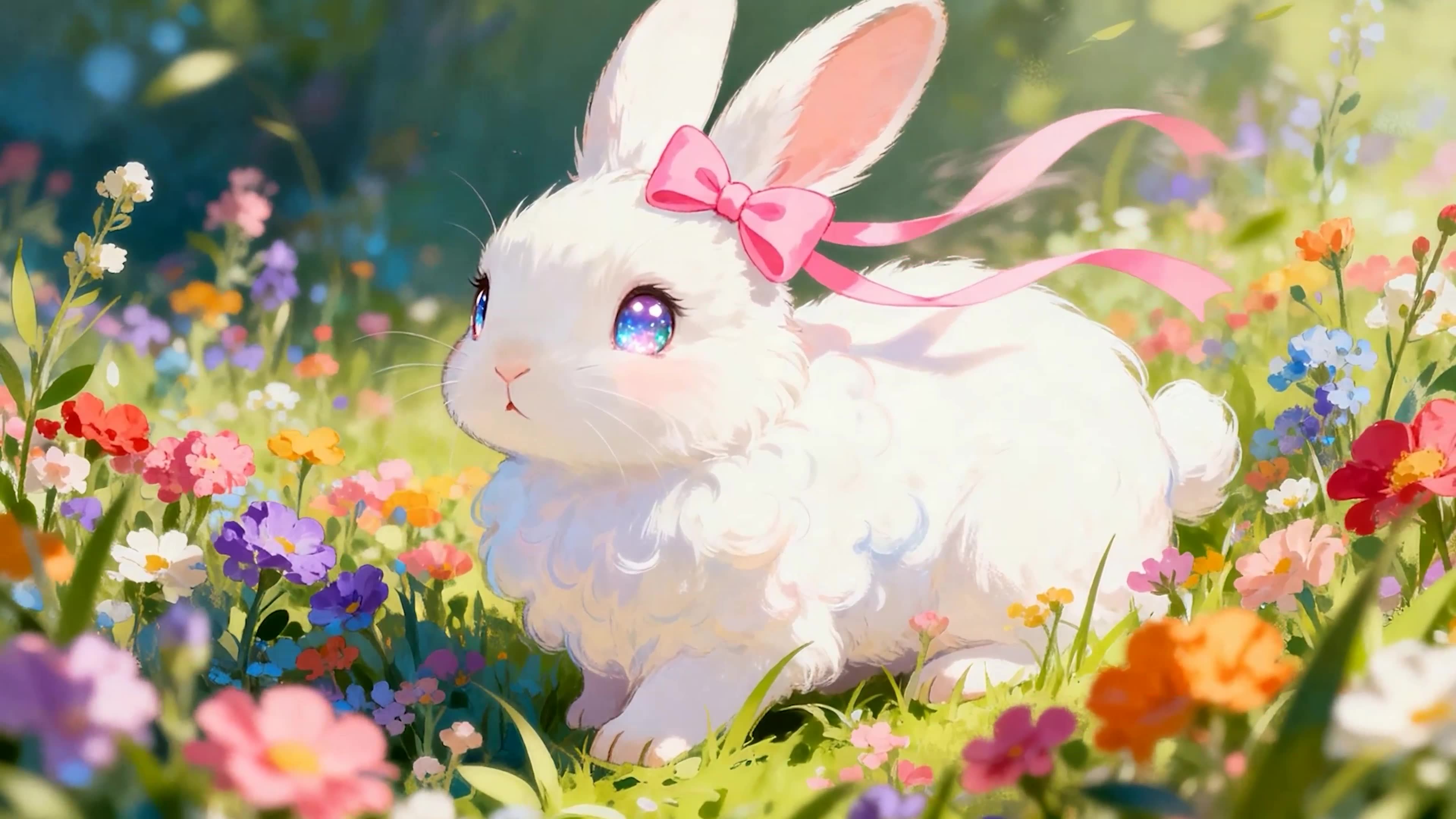 草丛兔子