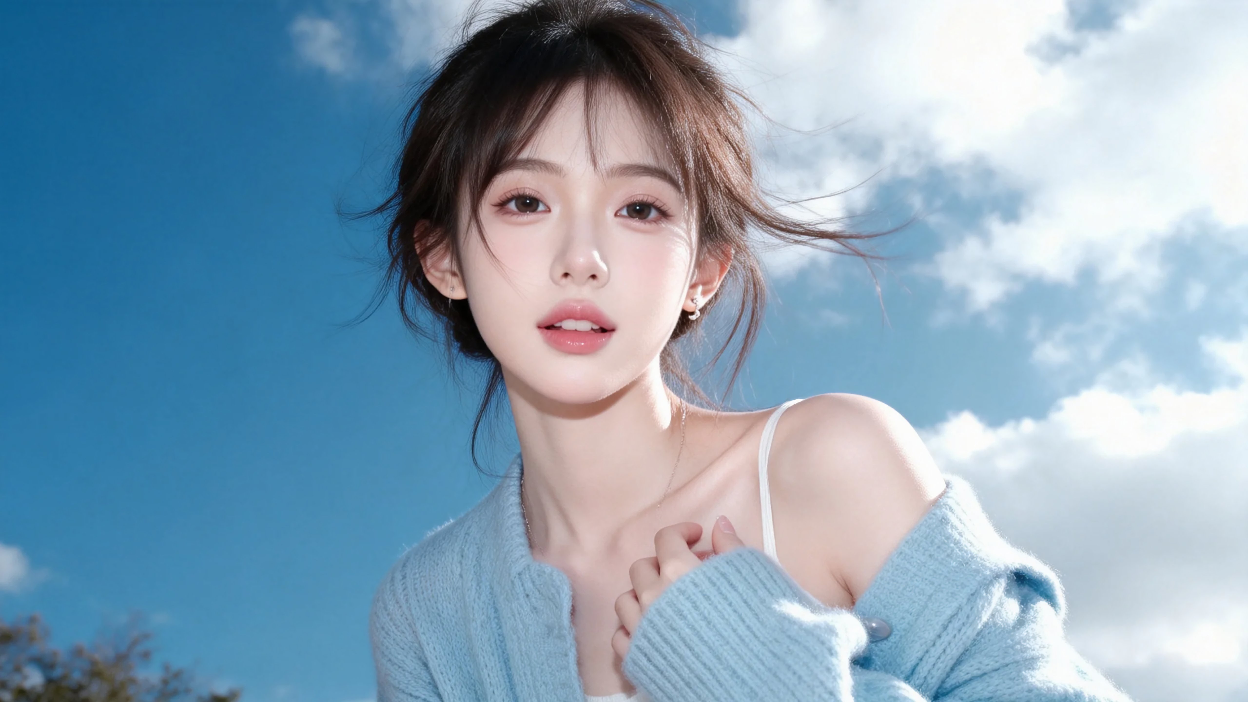 甜美美女