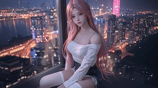 性感白丝长腿女孩