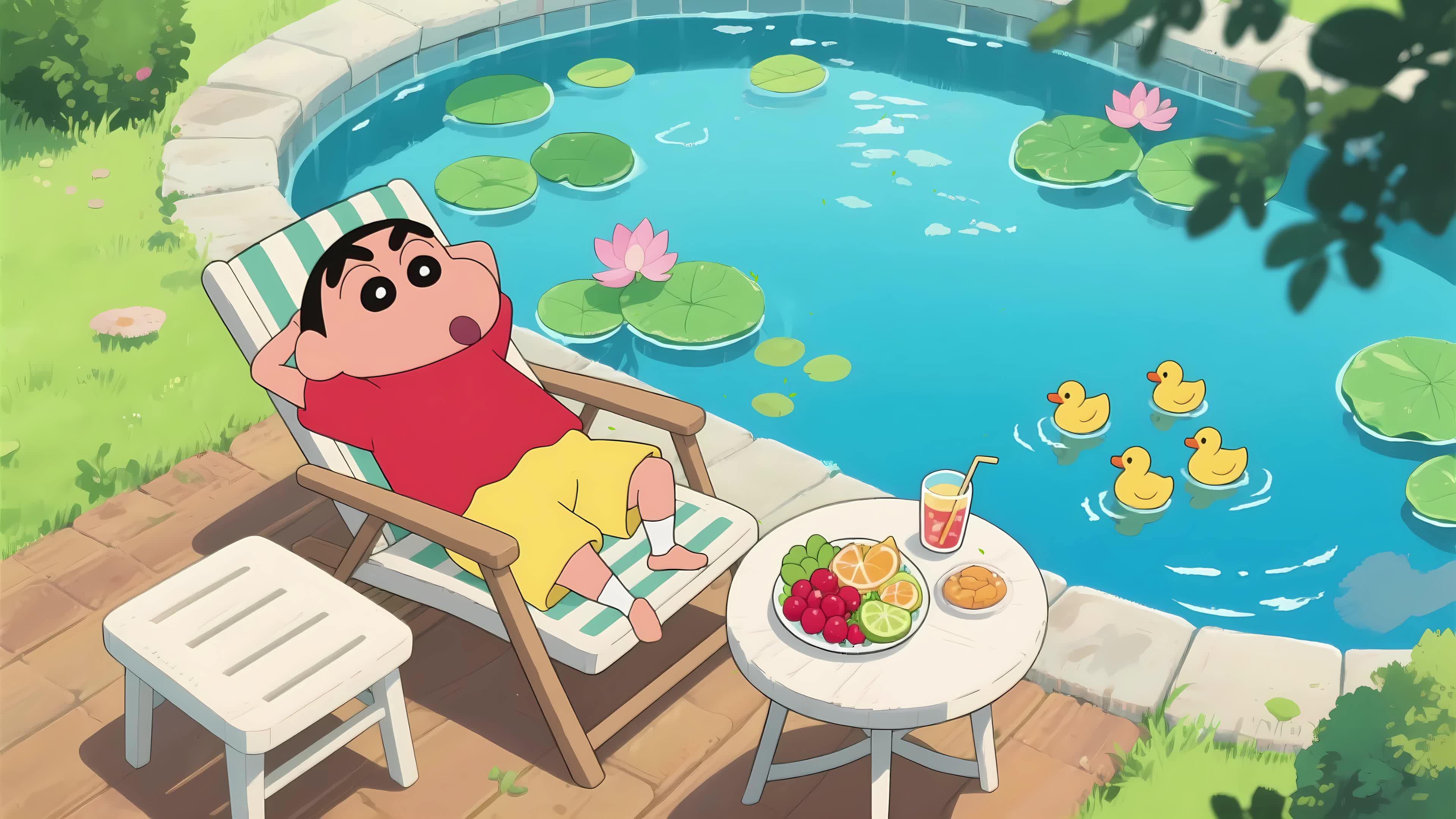 悠闲夏日小新