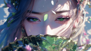 星瞳藏扇 翠绿凝光