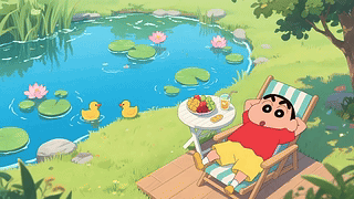悠闲夏日午后小新