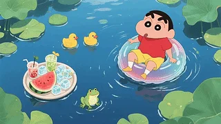 蜡笔小新悠闲夏日生活