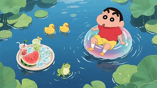 蜡笔小新悠闲夏日生活