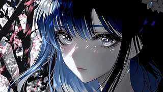 眼里有光美少女