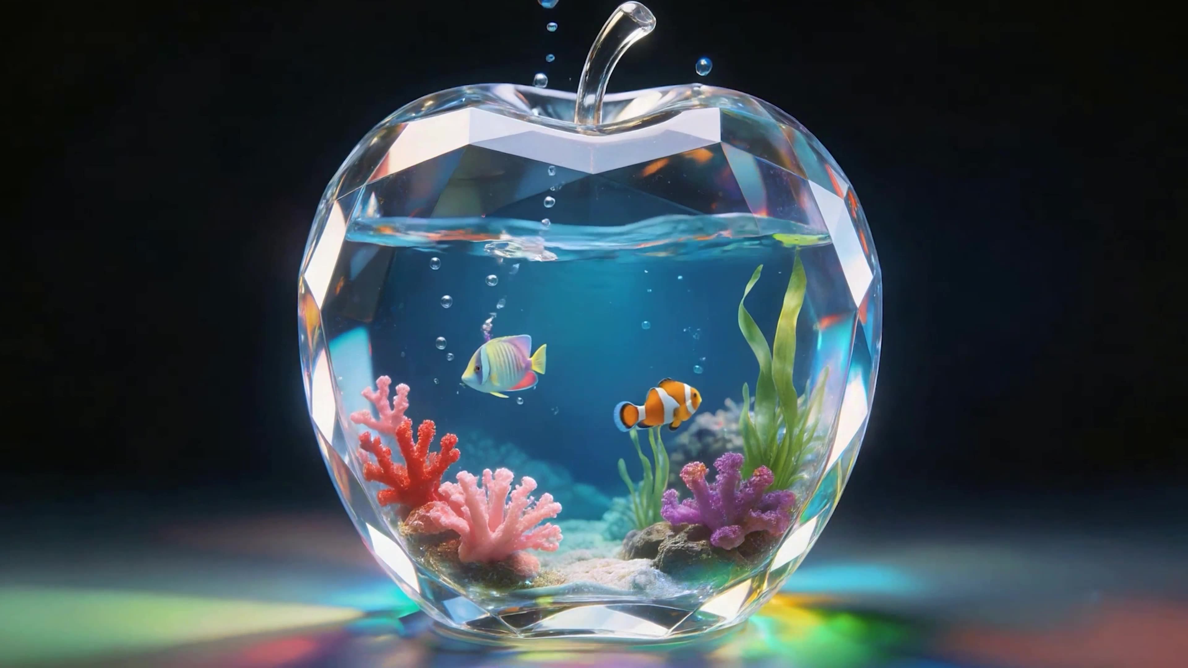 苹果水晶游鱼