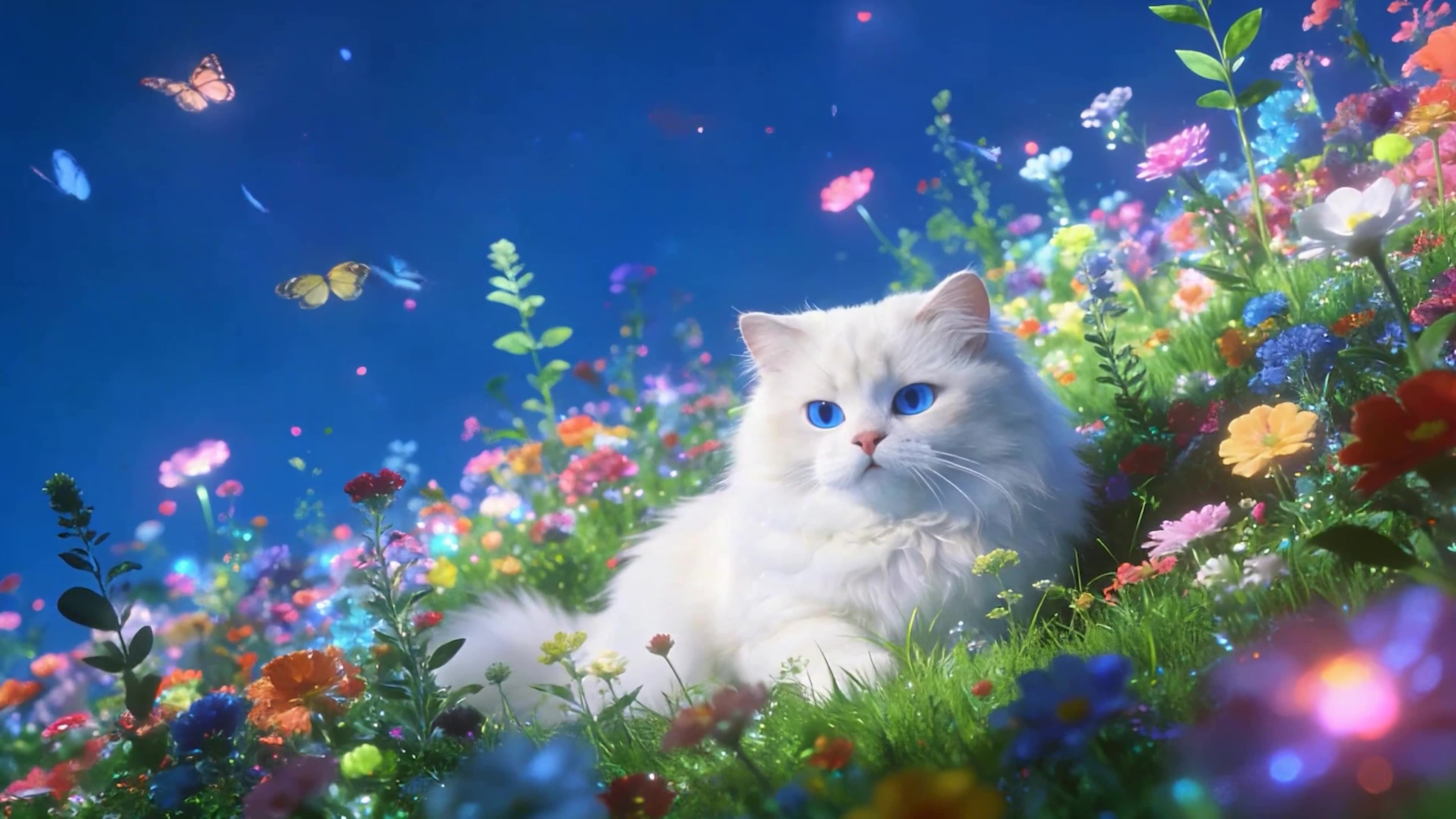 夜景猫咪