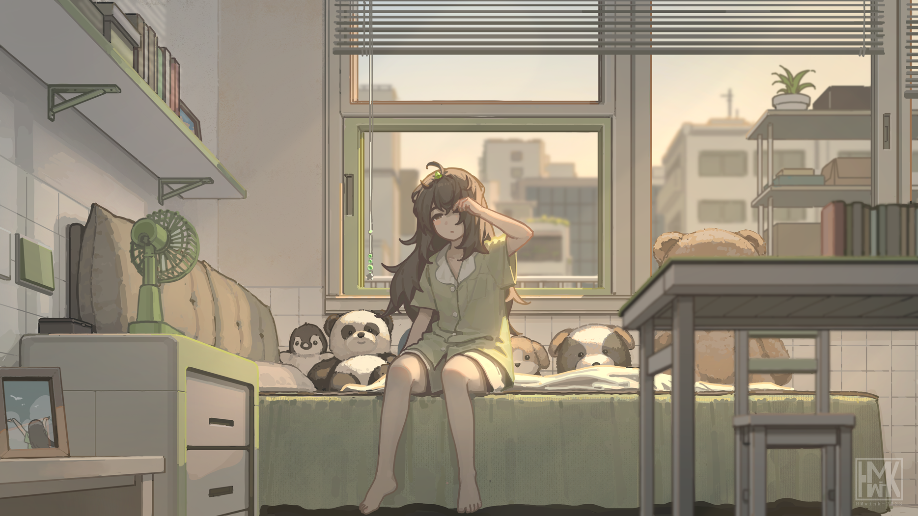 起床了