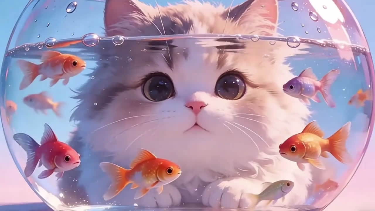 猫咪小金鱼