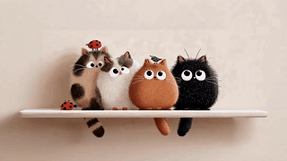 有趣的小猫