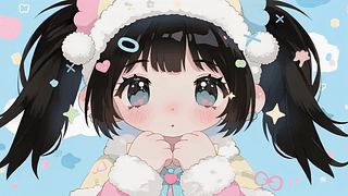 可爱萝莉女孩