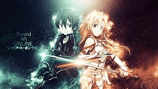 桐人和亚丝娜 SAO 动态壁纸 | 作者：Shizuku<3