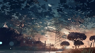 黑色风景 动态壁纸 | 作者：Shizuku<3