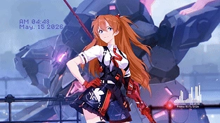 Asuka Langley Soryu 明日香 EVA 动态壁纸 | 作者：incantesimo