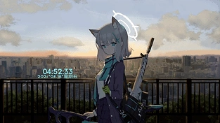 BlueArchive 碧蓝档案 砂狼白子 动态壁纸 | 作者：incantesimo