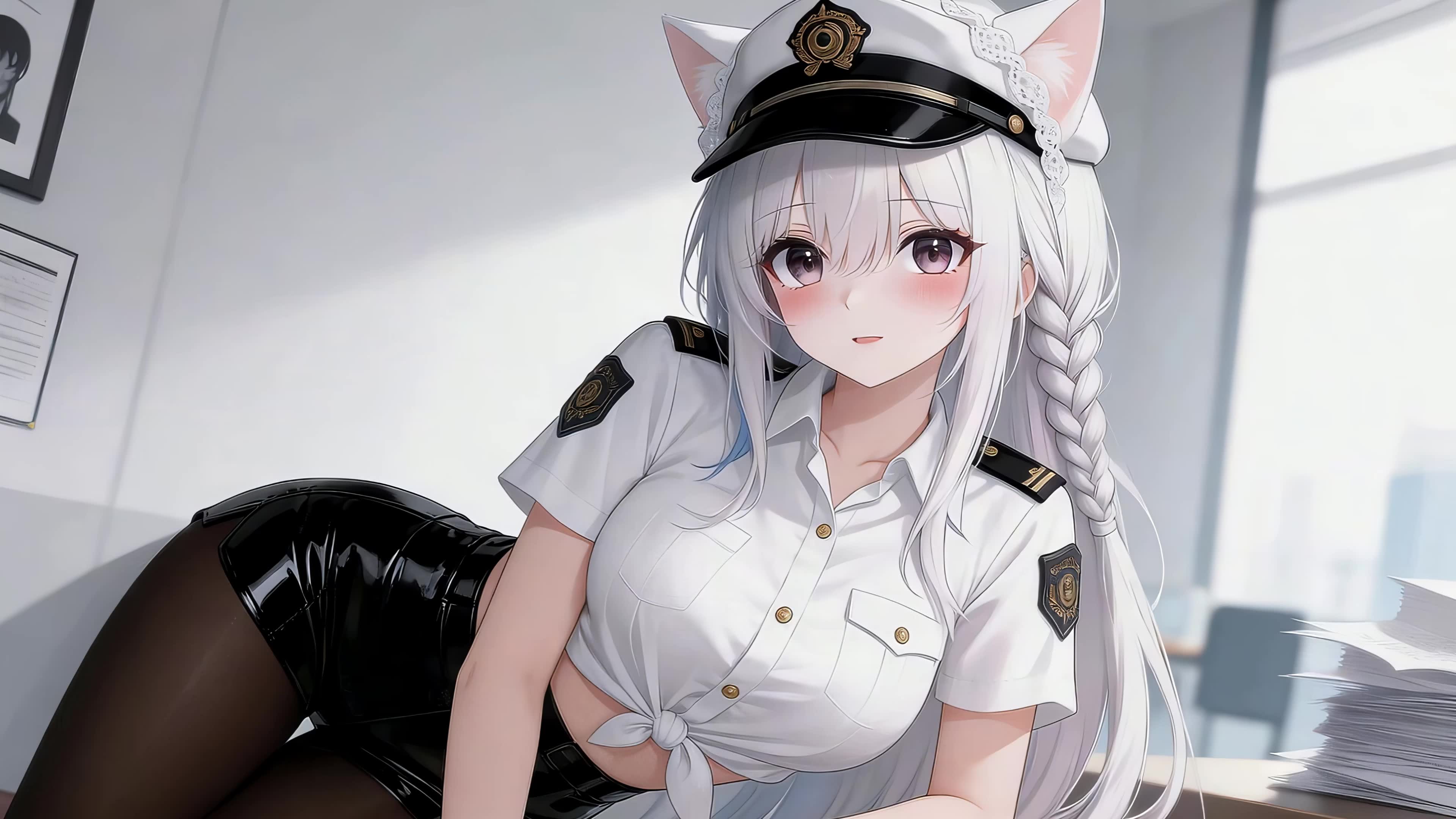 可爱制服美女