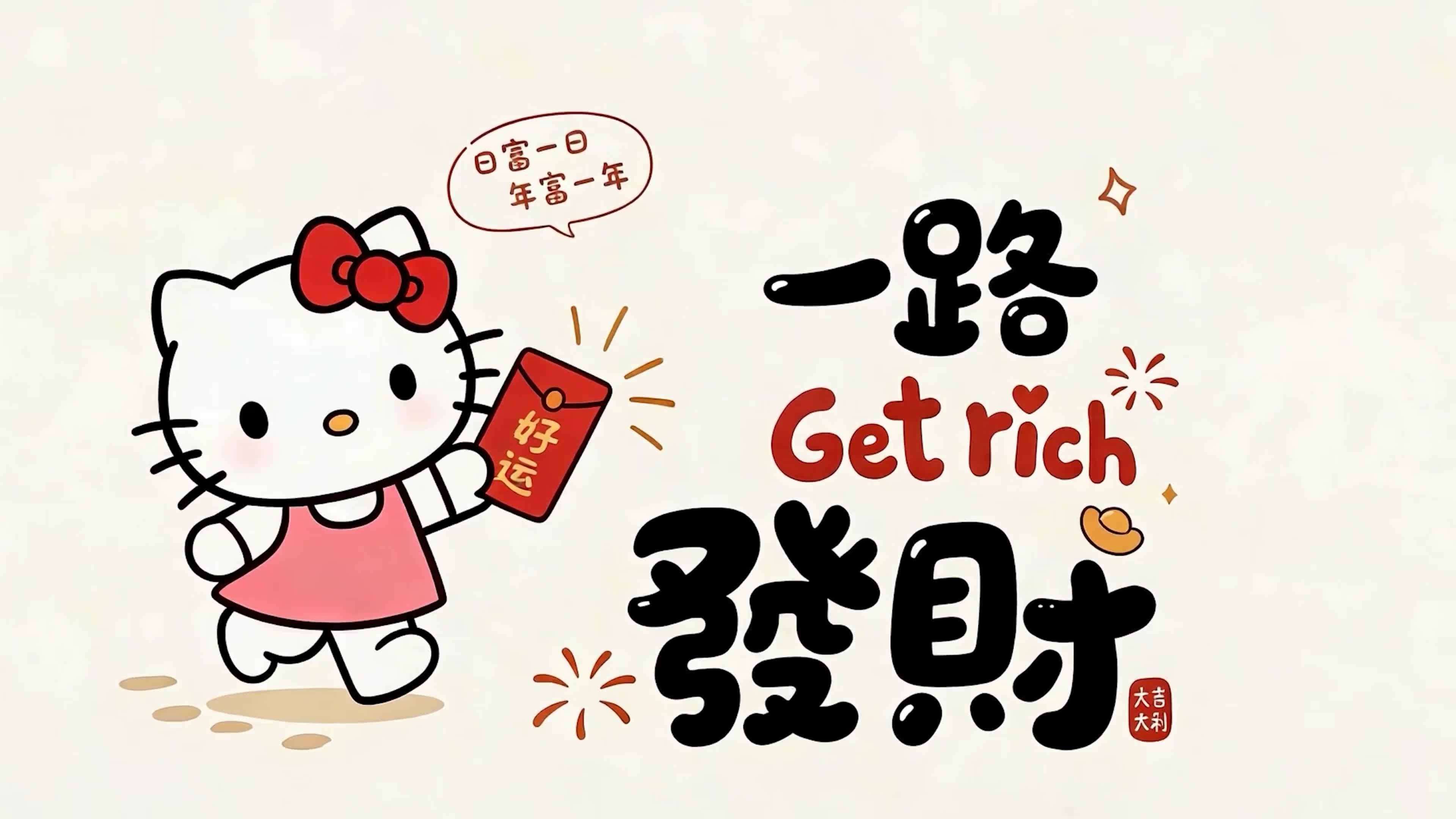 一路发财好运