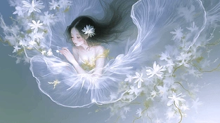 梦花女 动态壁纸 | 作者：喜雨虫