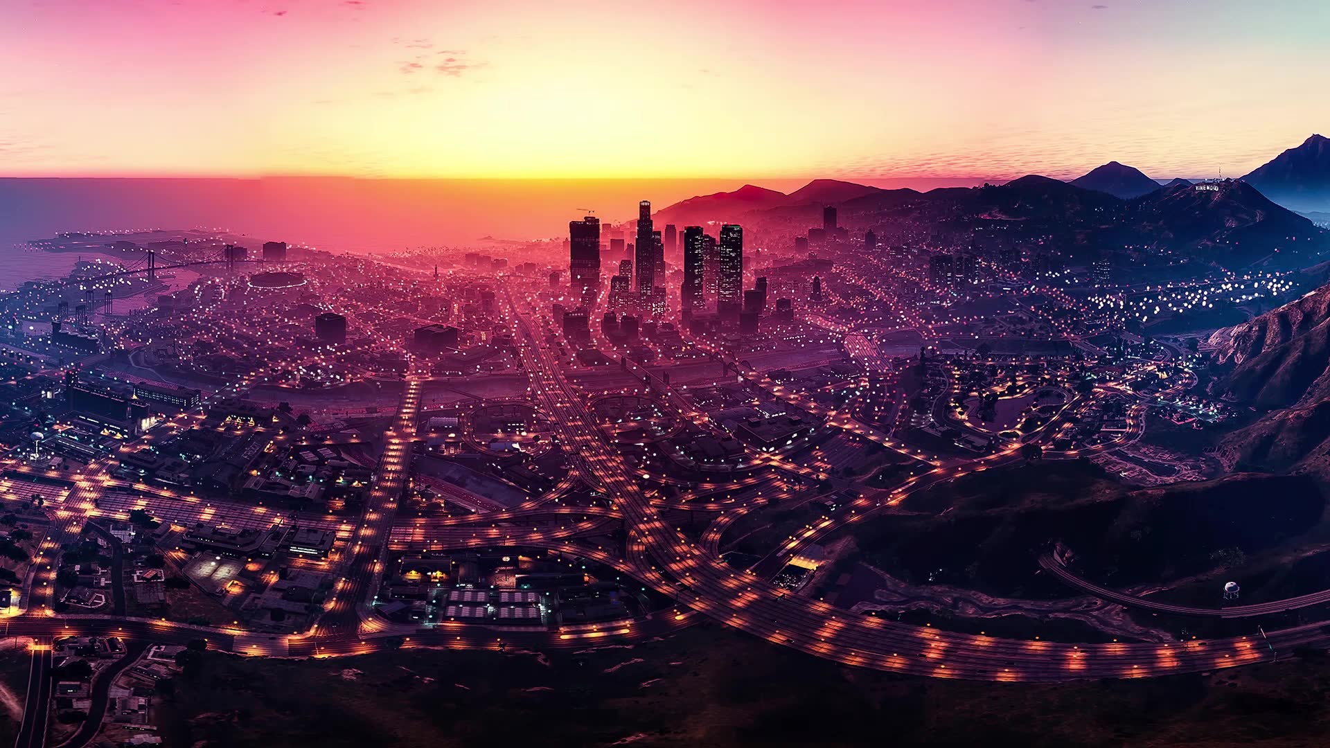 洛圣都的日落 GTA V