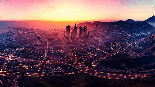 洛圣都的日落 GTA V