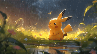 皮卡丘雨天冒险 4K