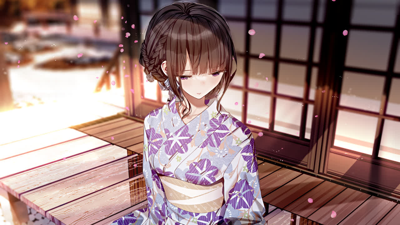 浴衣动漫女孩