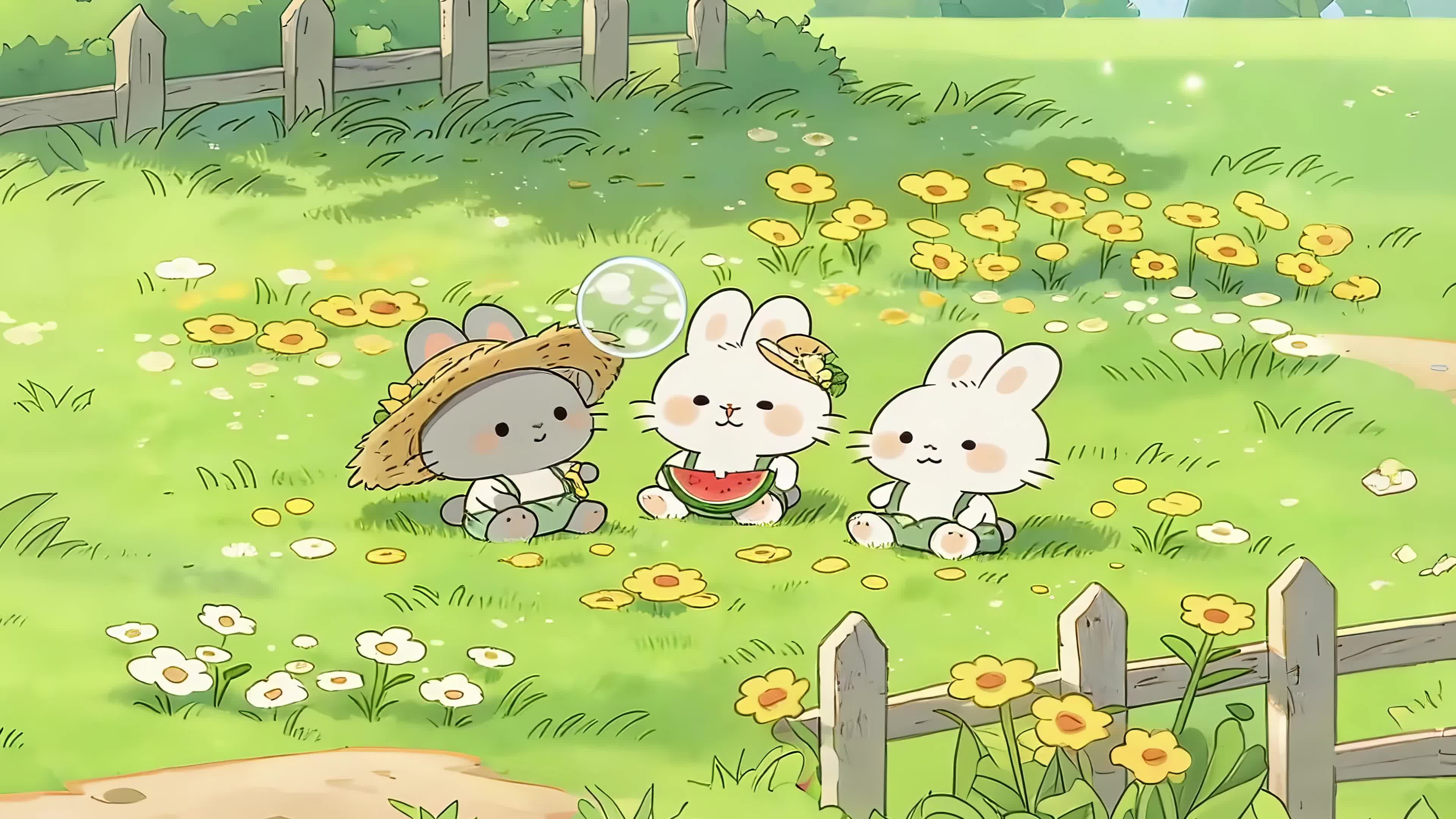 草地上的小可爱