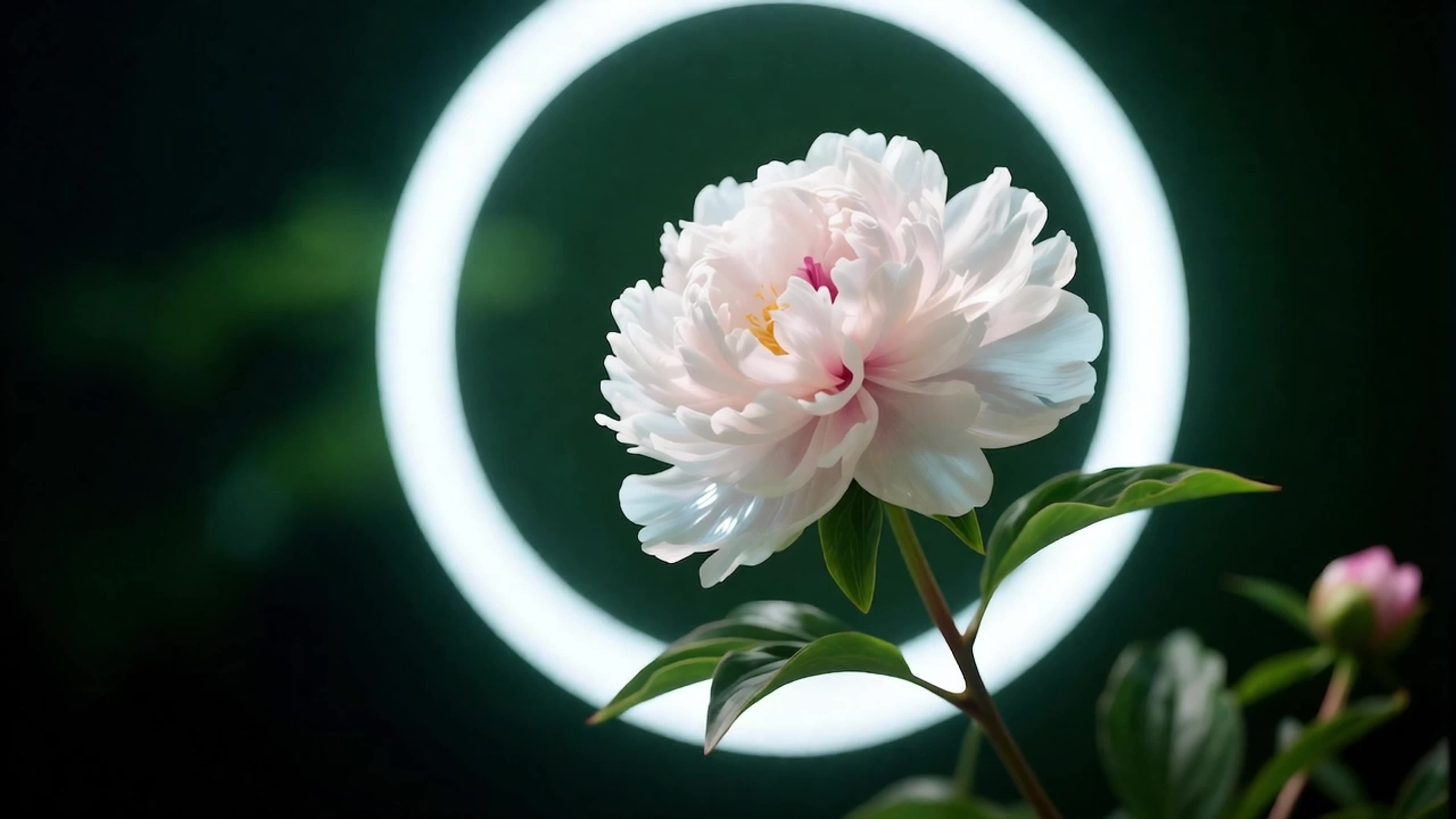 洁白花朵