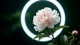 洁白花朵