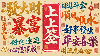 暴富上上签
