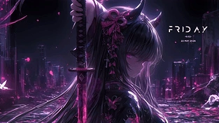动漫-和服-武士刀 动态壁纸 | 作者：ข้าวโพด'`◕‿◕