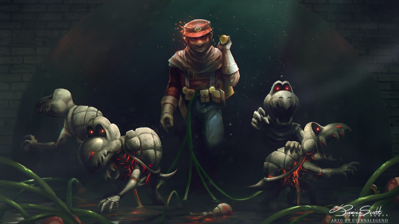 Mario x Death Stranding