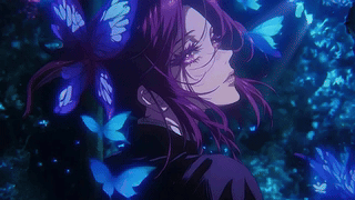 魔法森林中的动漫女孩