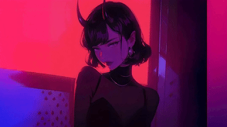 动漫恶魔女孩