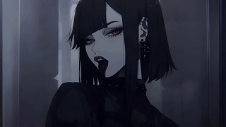 哥特动漫女孩