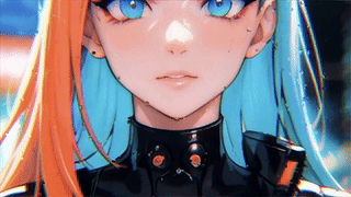 科技动漫女孩