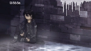 刀剑神域（SAO）桐人下雨 动态壁纸 | 作者：Kazuto Von Harlock
